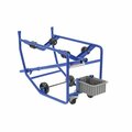 Vestil Revolving Drum Cart, Single, 600 lb. RDC-100